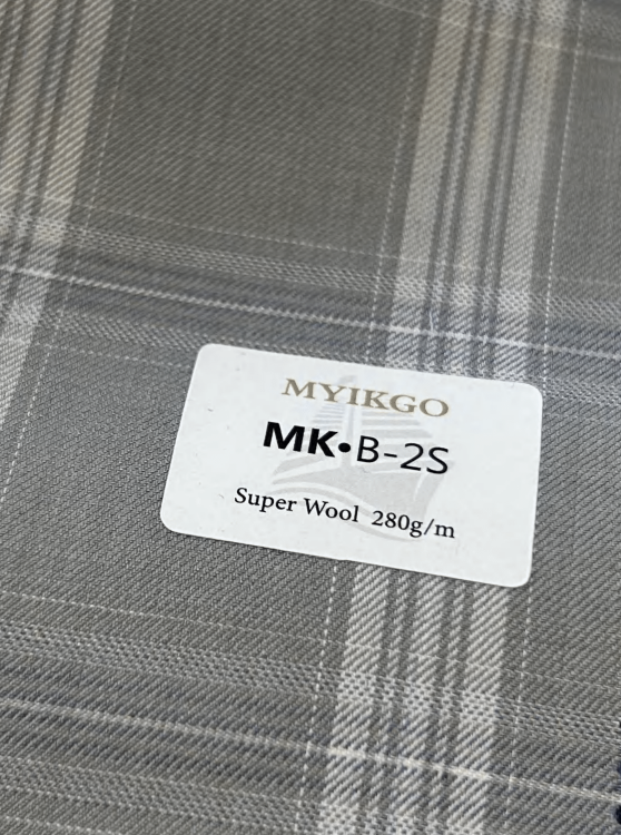 Gray Check W/White Accent