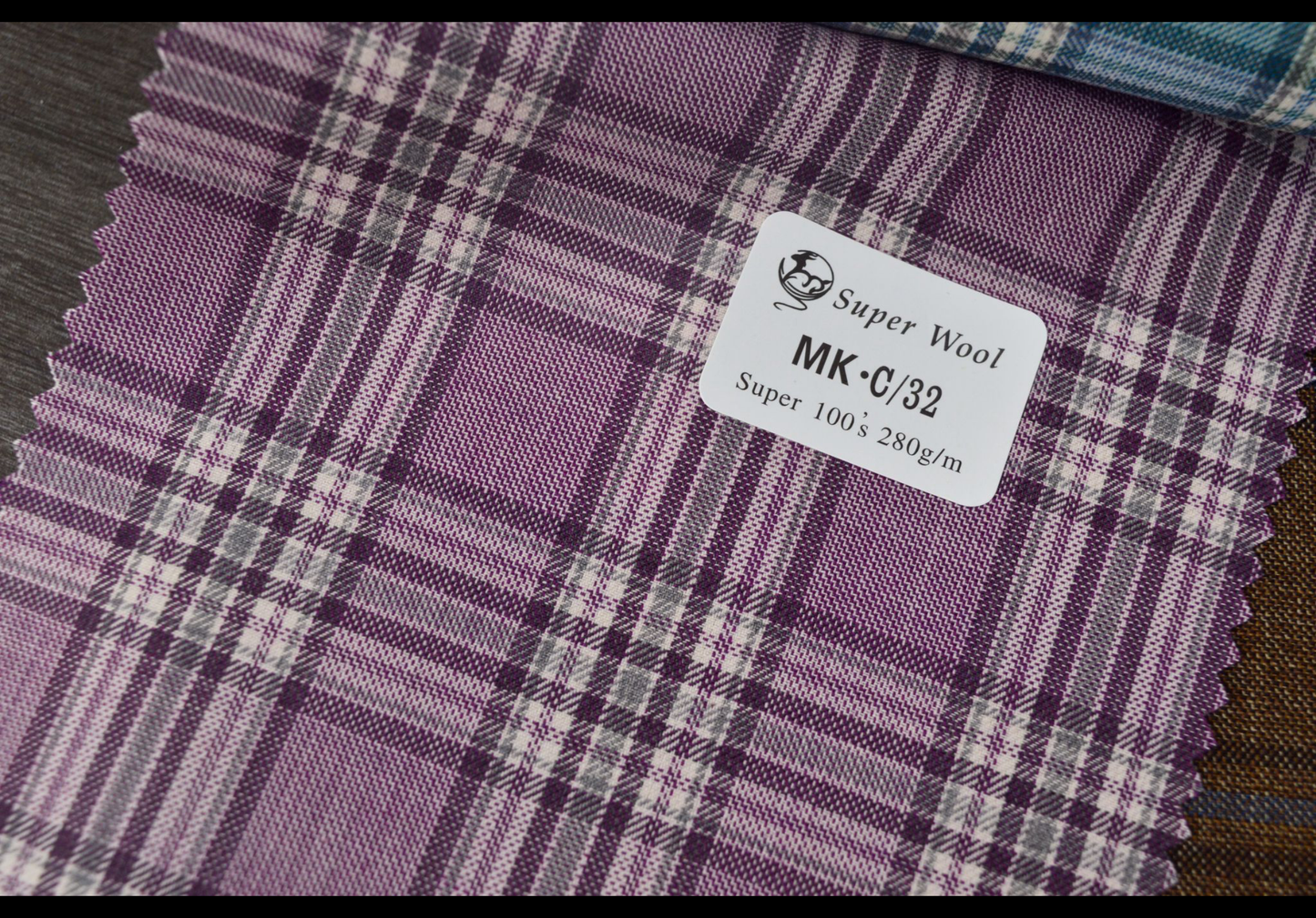 Pink Plaid W/ White Accent